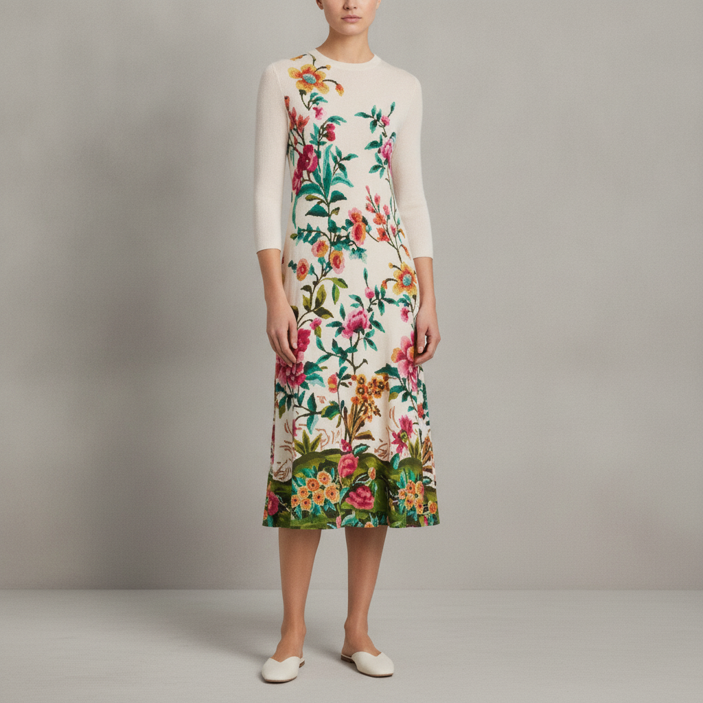 The Janie Favorite Three Quarter Sleeve Dress