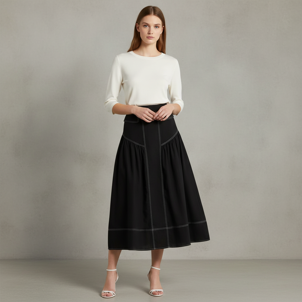 Davenport Midi Skirt