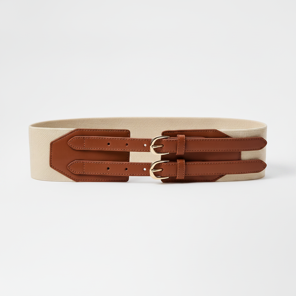 Double Buckle Stretch Belt