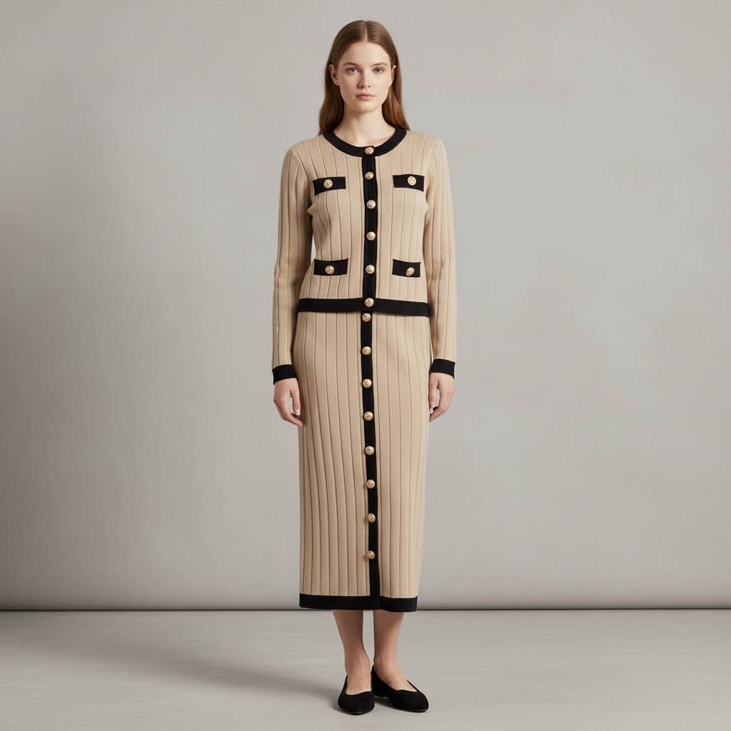 Knitted Midi Set