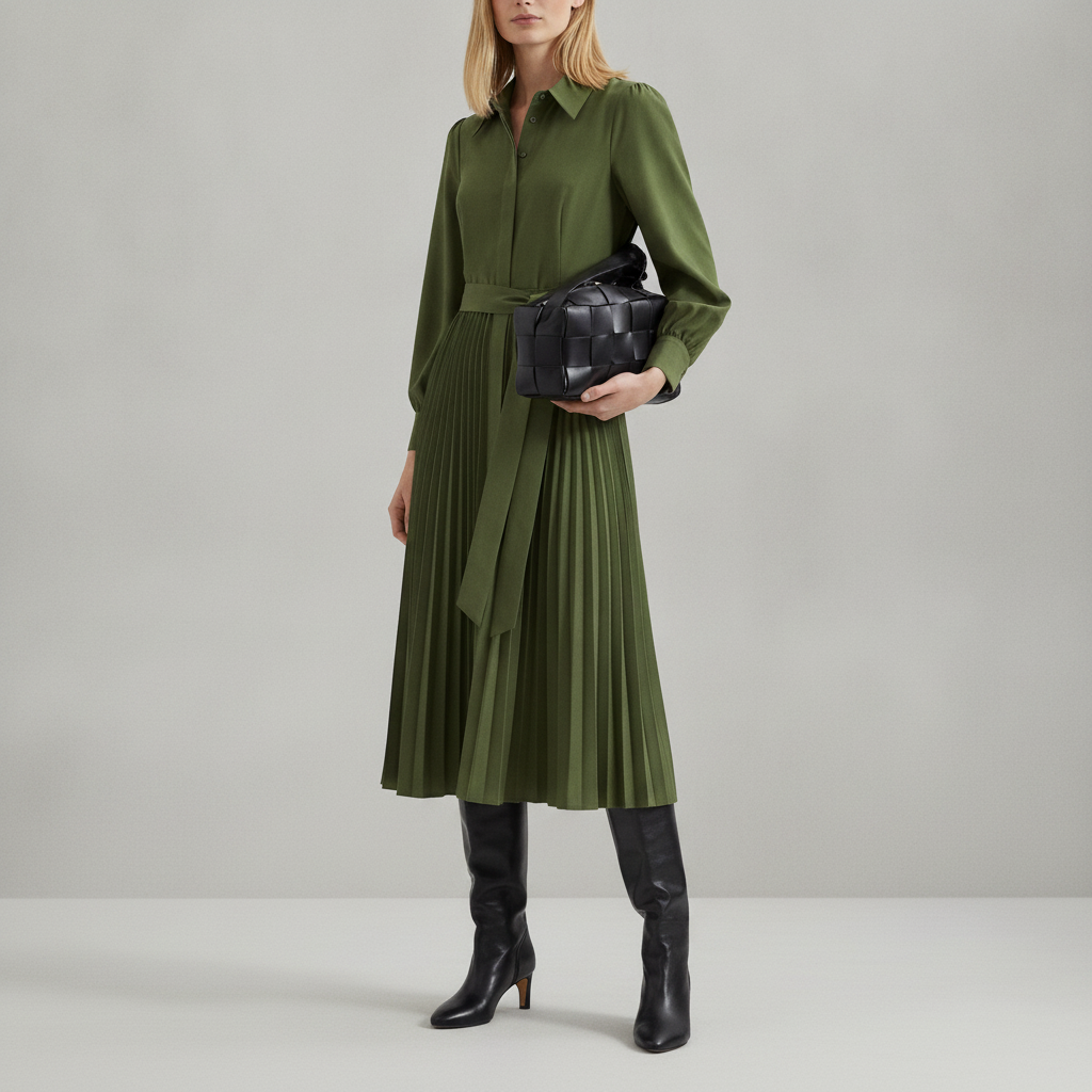 Phase Eight Kelsie Pleated Shirtdress