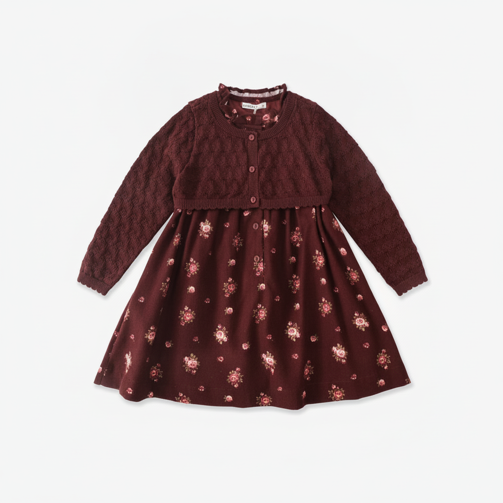 Rosewood Collection Dress & Cardigan