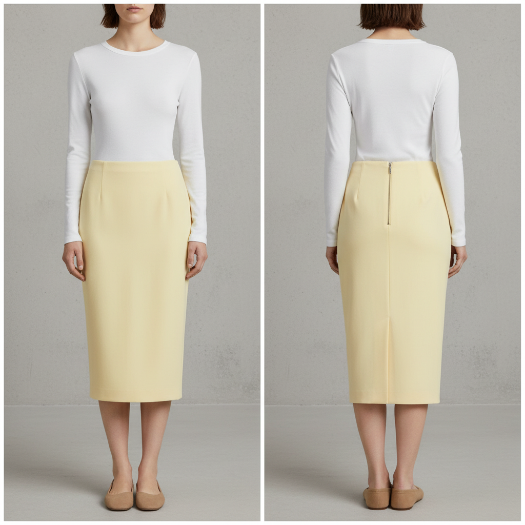 Jacki Pencil Midi Skirt