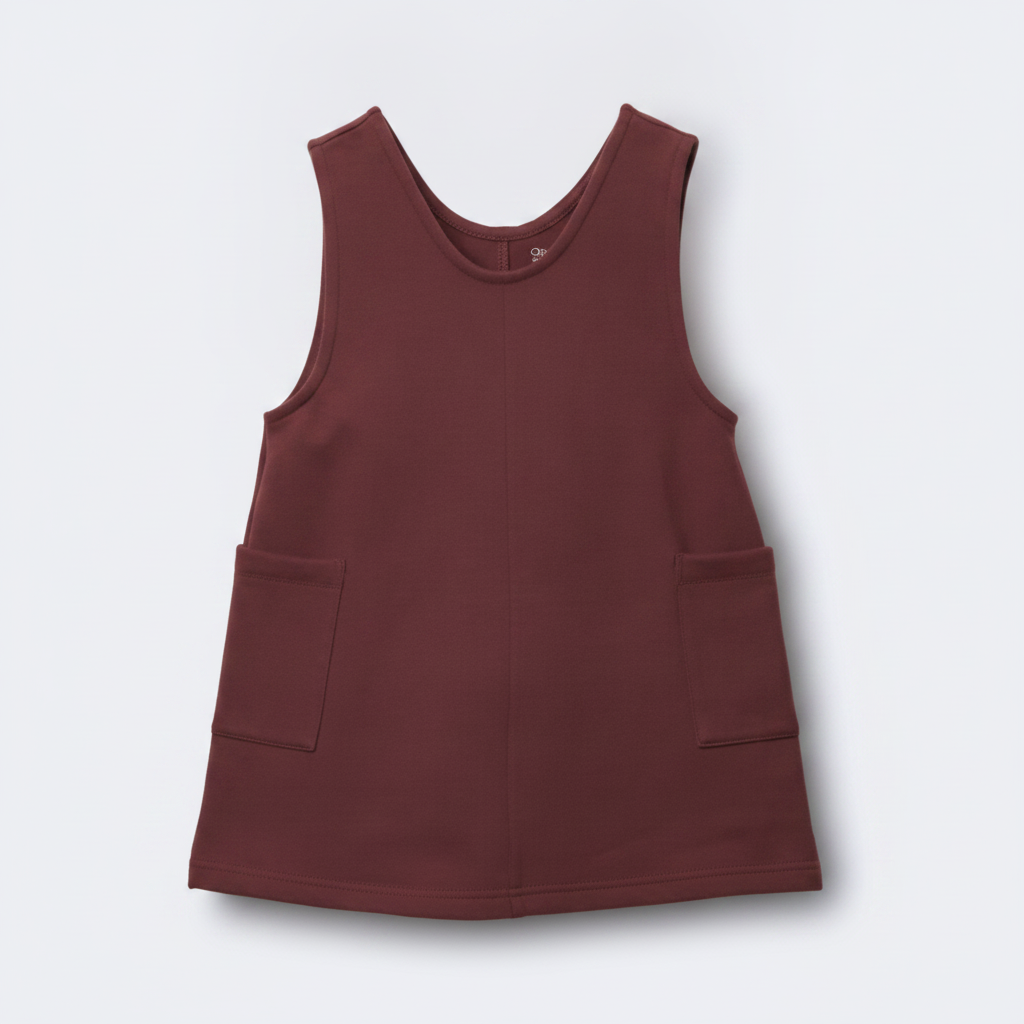Otter Avenue Toddler Girl Otter Pocket Jumper - Burgundy