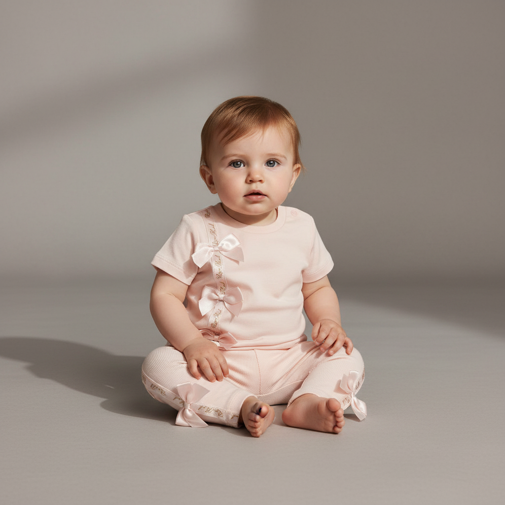 River Pink Satin Leggings