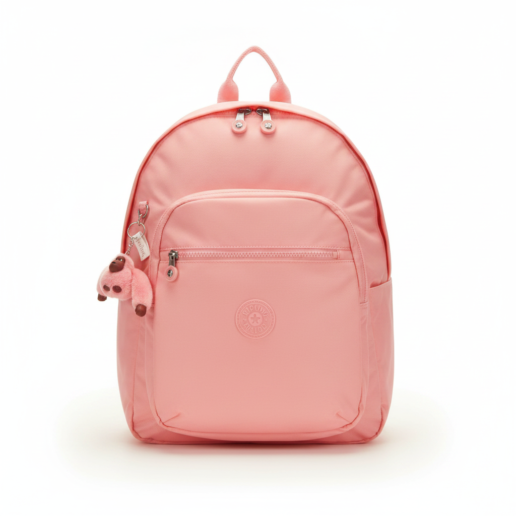 Kipling Nylon Seoul Backpack - Pink