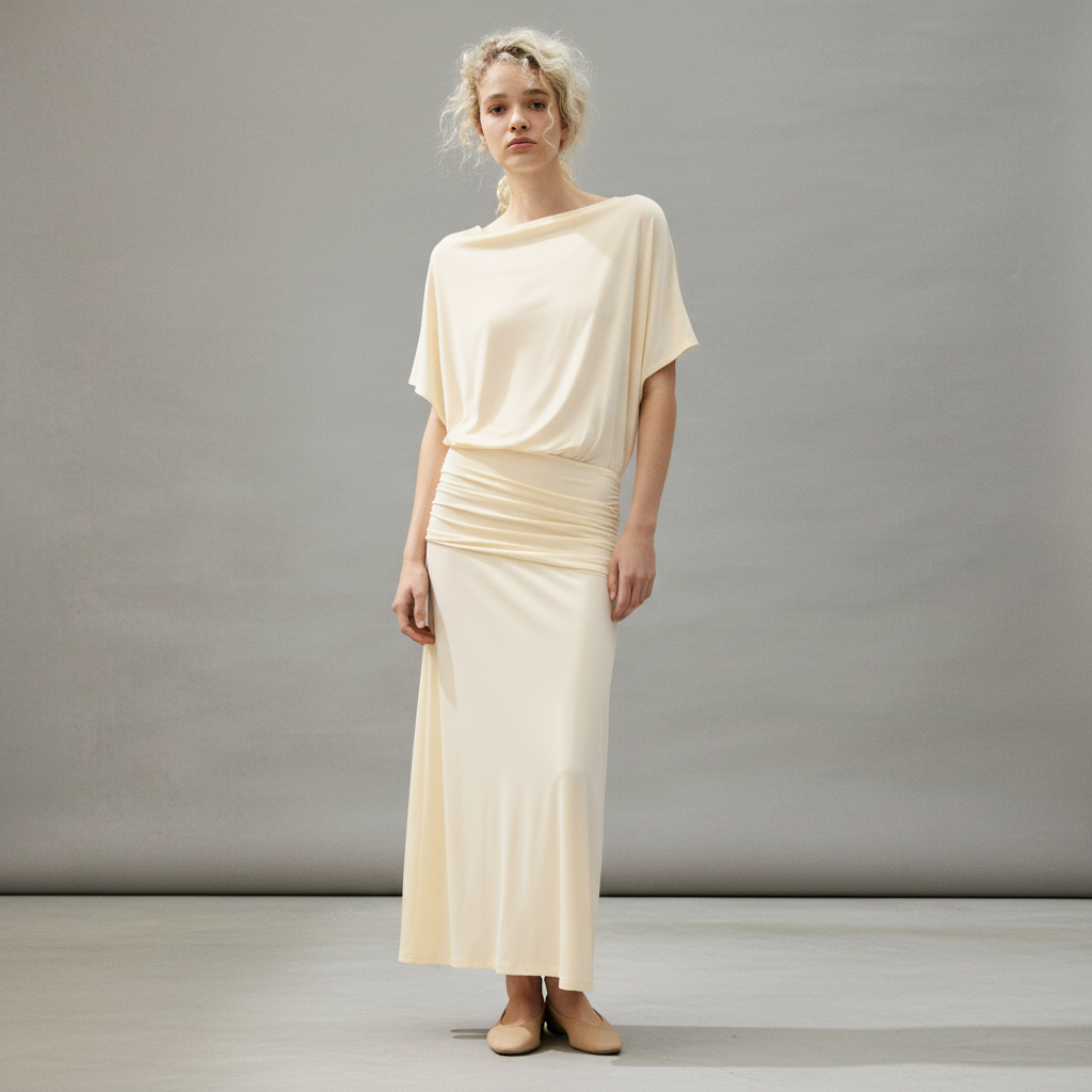 Draped Maxi Dress