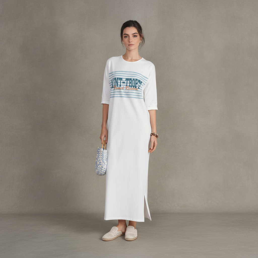 T-shirt Midi Dress- St Tropez (USE CODE THEMRKTDROP for 5% OFF)