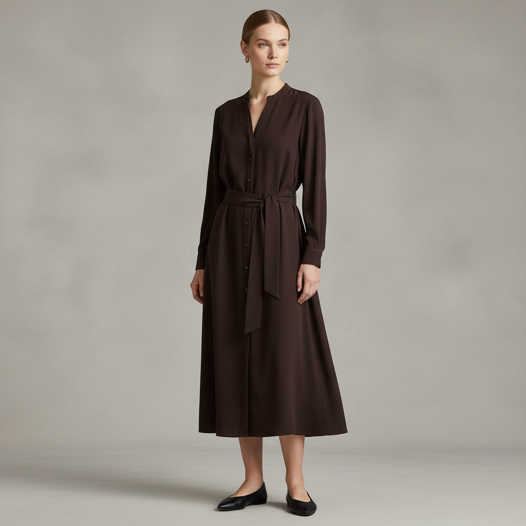 Tie-belt Dress