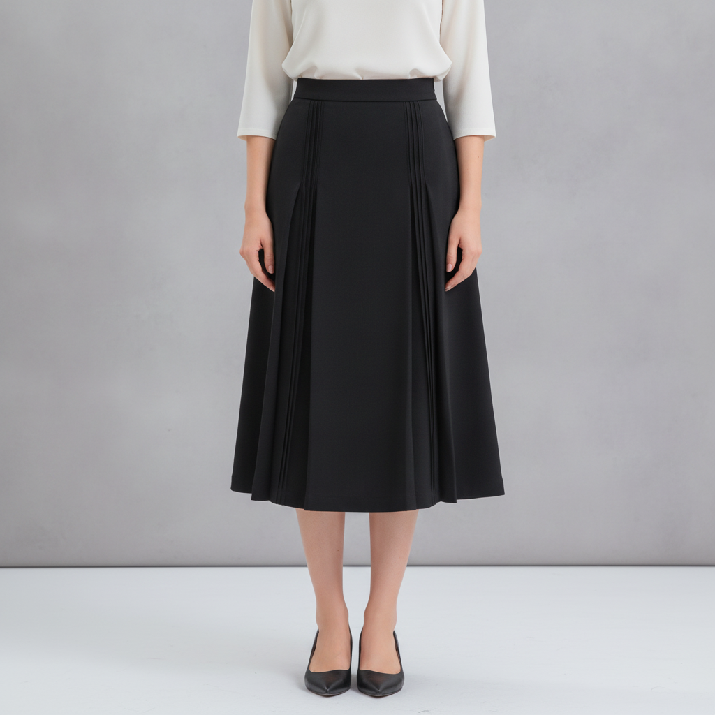 SATIN DETAILED MIDI SKIRT-USE CODE MARKETDROP for 10% off