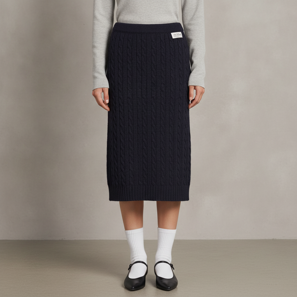 Cable Midi Skirt WE11DONE