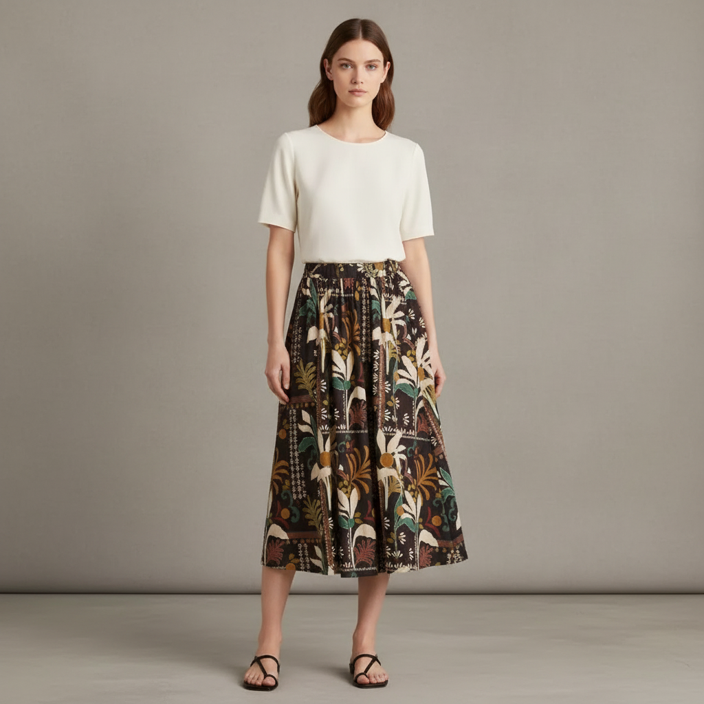 Printed Skirt