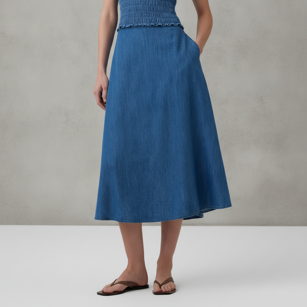 Pull-On Maxi Skirt
