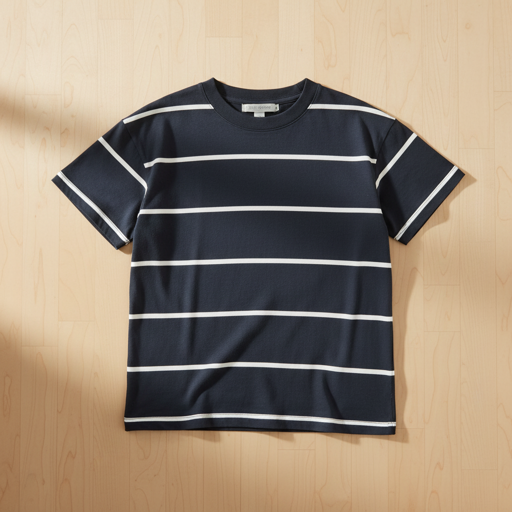 Boys' Short Sleeve Striped Oversized T-Shirt - Cat & Jack Charcoal Gray S
