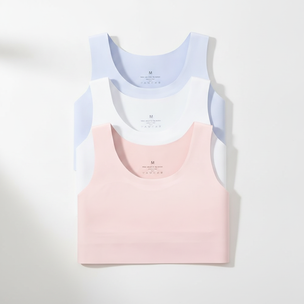 Sascina Training Bras Seamless First Bra 7-8 Sports Bras Longline
