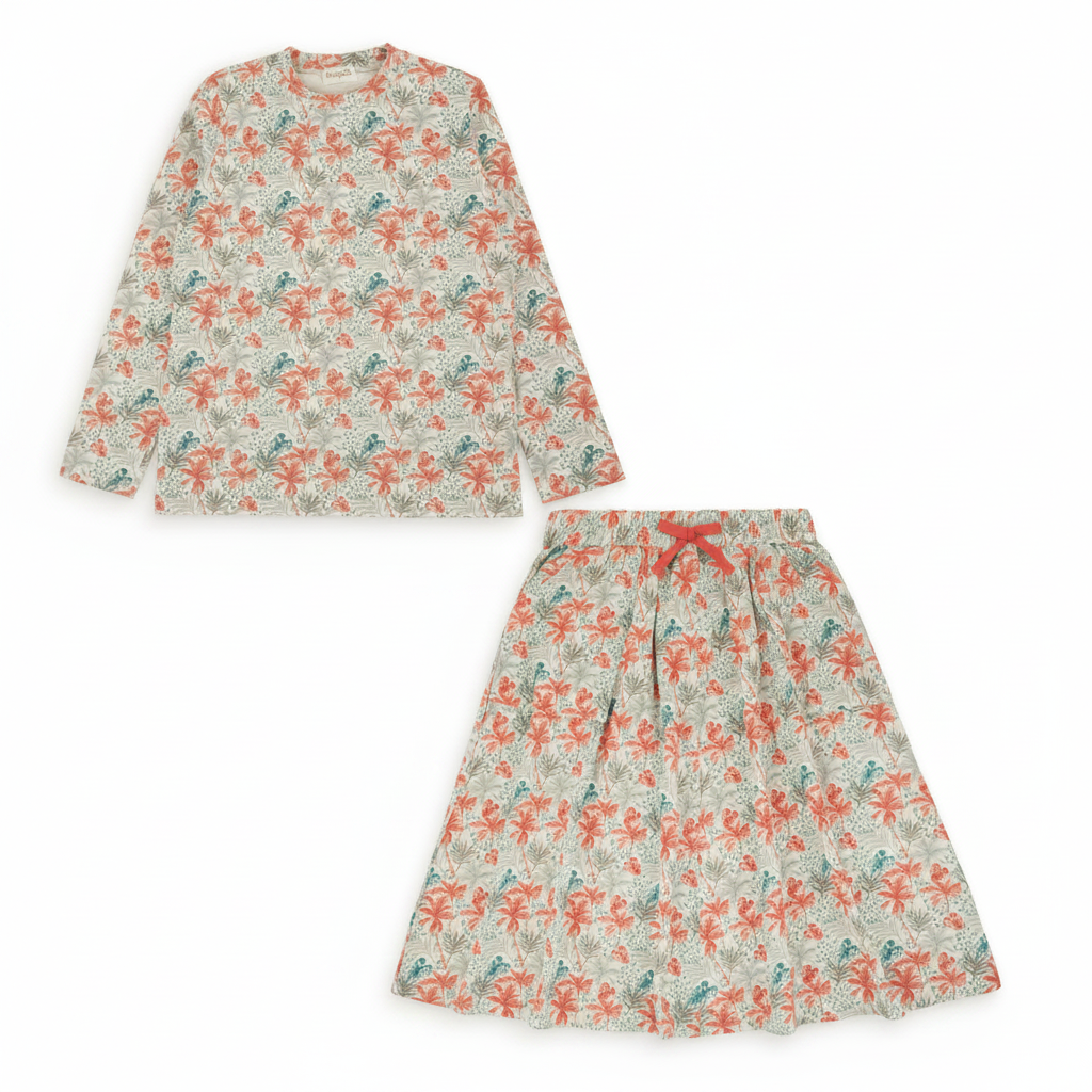 Tropical Print Preteen Set