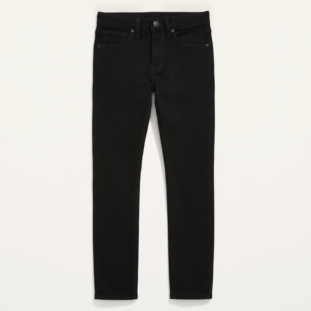 Built-In Flex Black Skinny Jeans For Boys