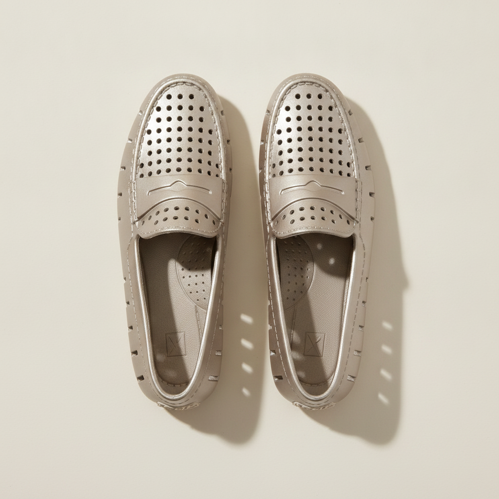 WHITE GOLD/CREAM POSH METALLIC - FINAL SALE