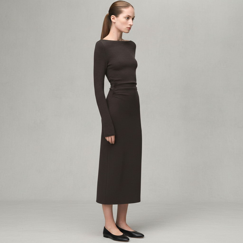 Fitted sweater dress - Women