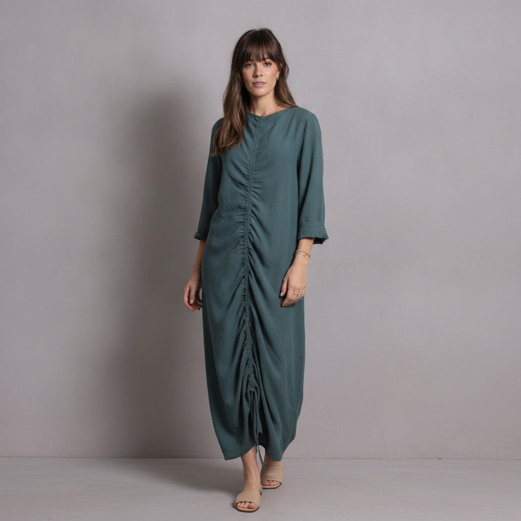 Kimono Style Dress - Green