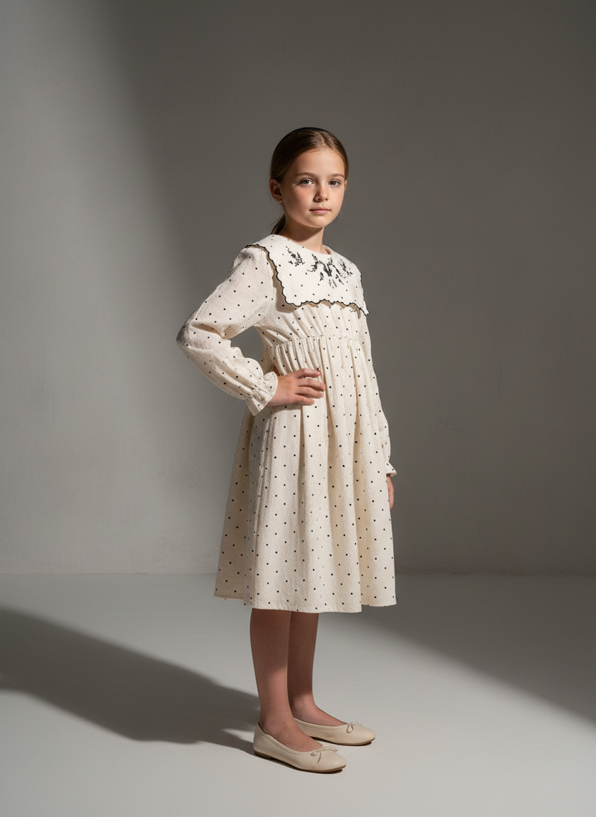Floral Polka Dot Dress