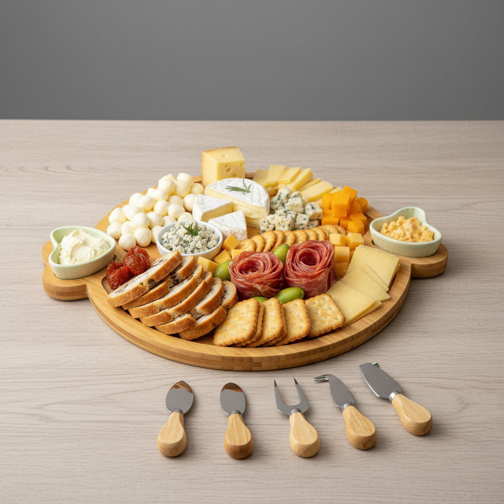Bamboo Cheese Serving Tray