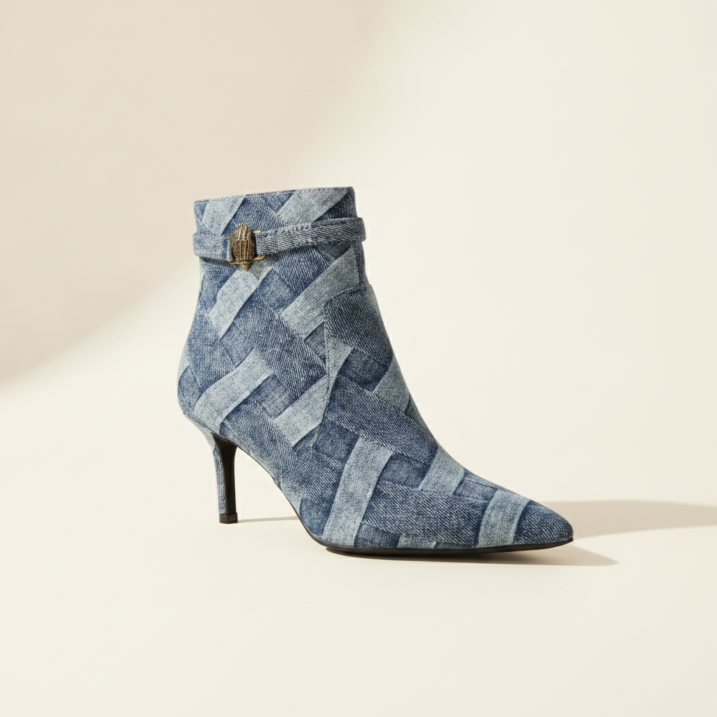 Kensington Denim Flexi Pointed Toe Bootie