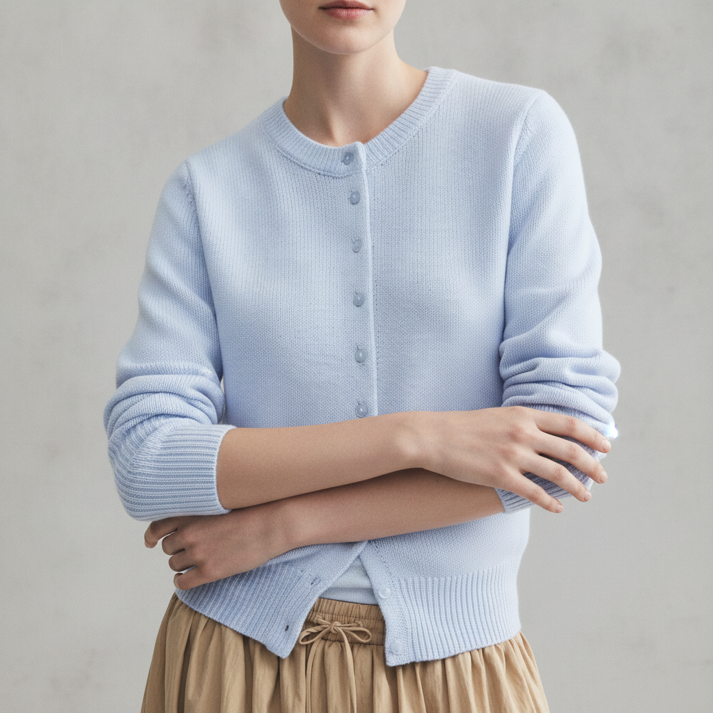 Textured-Knit Cardigan