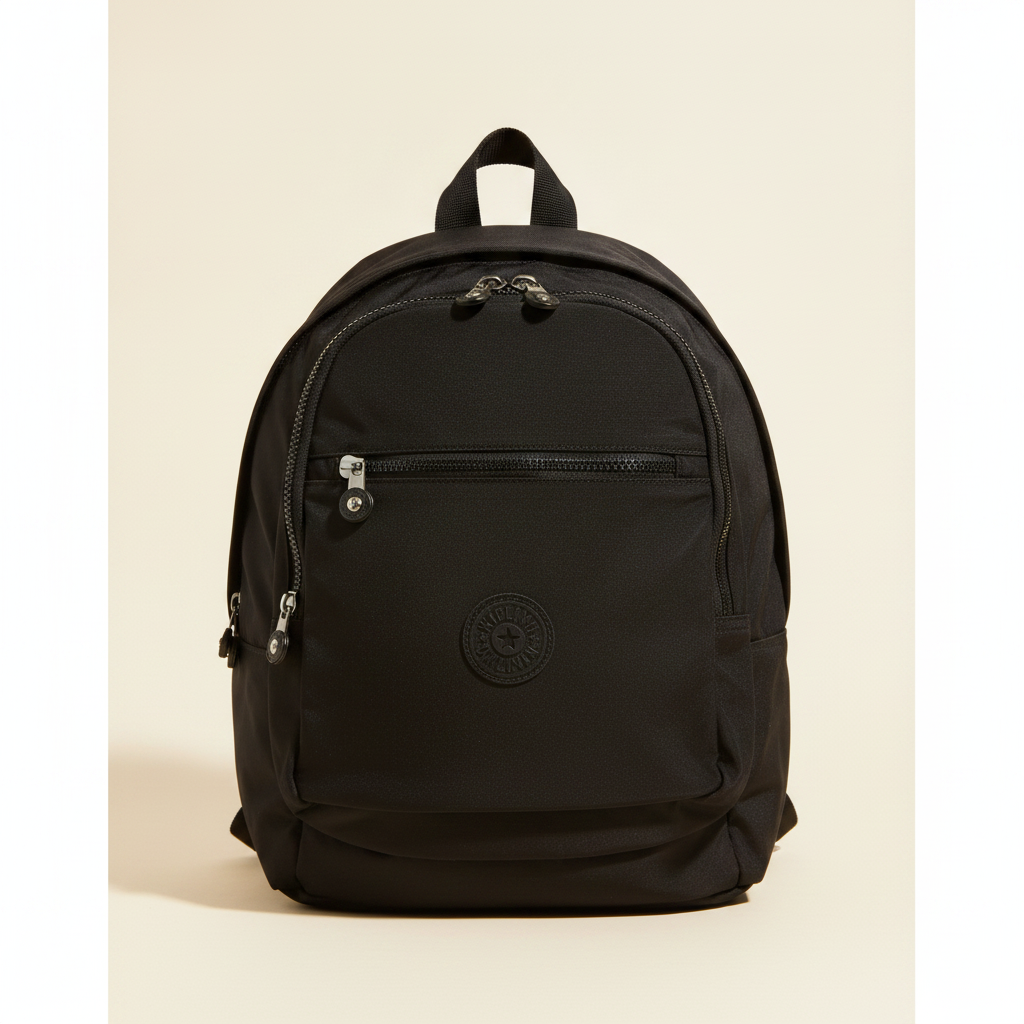 Kipling Nylon Challenger Backpack - Black Tonal