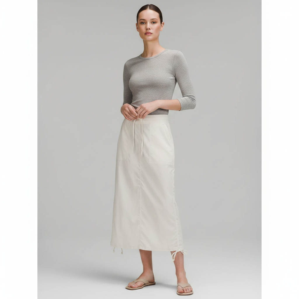 Dance Studio Mid-Rise Midi Skirt