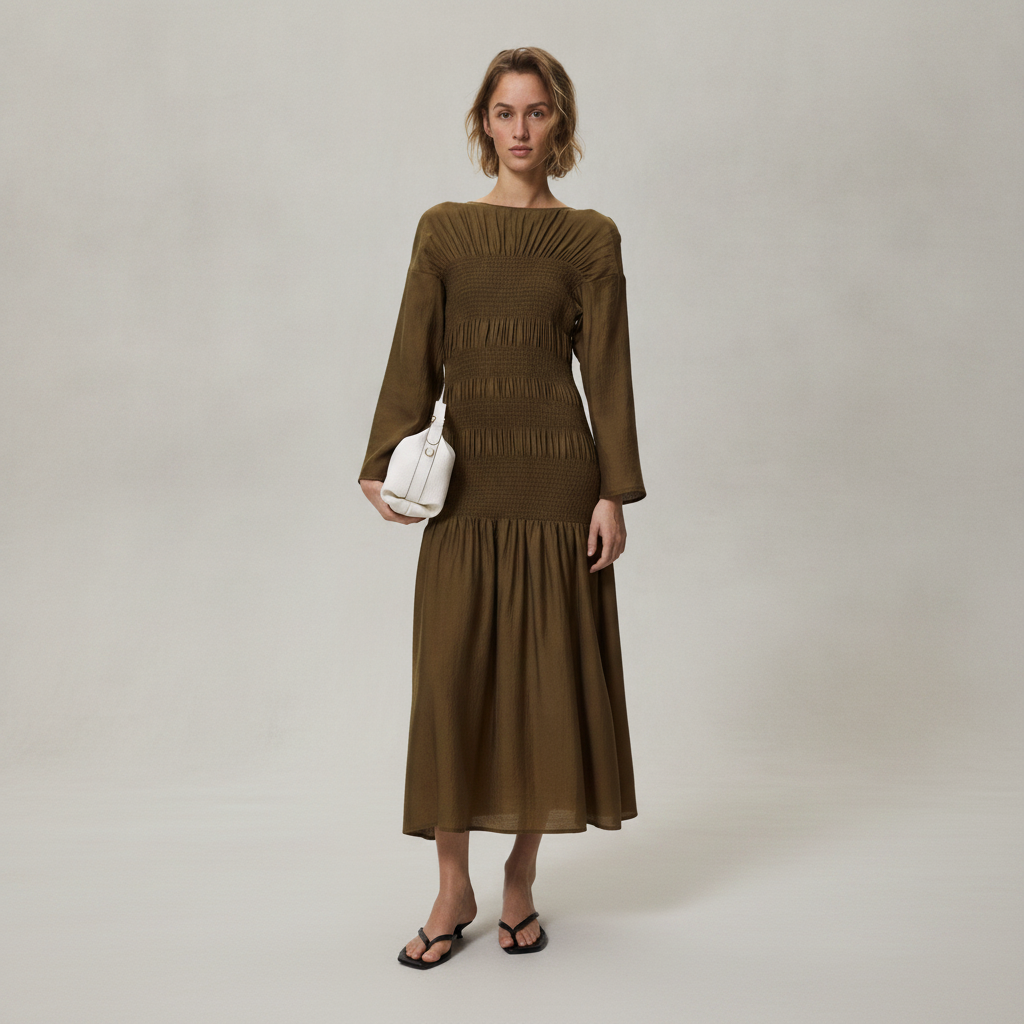 SMOCKED DRESS