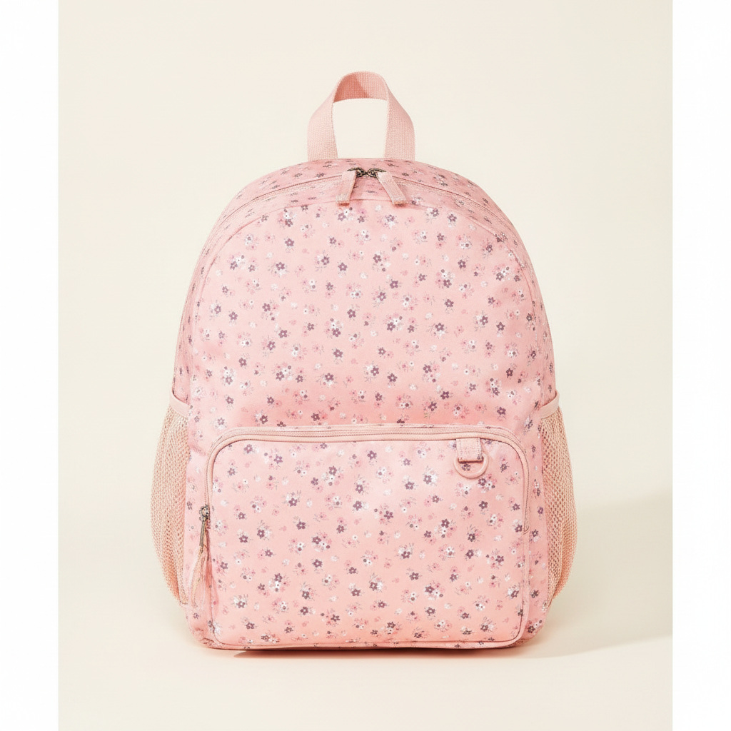 Girls' Ditsy Floral Two Pocket Backpack - Cat & Jack Pink