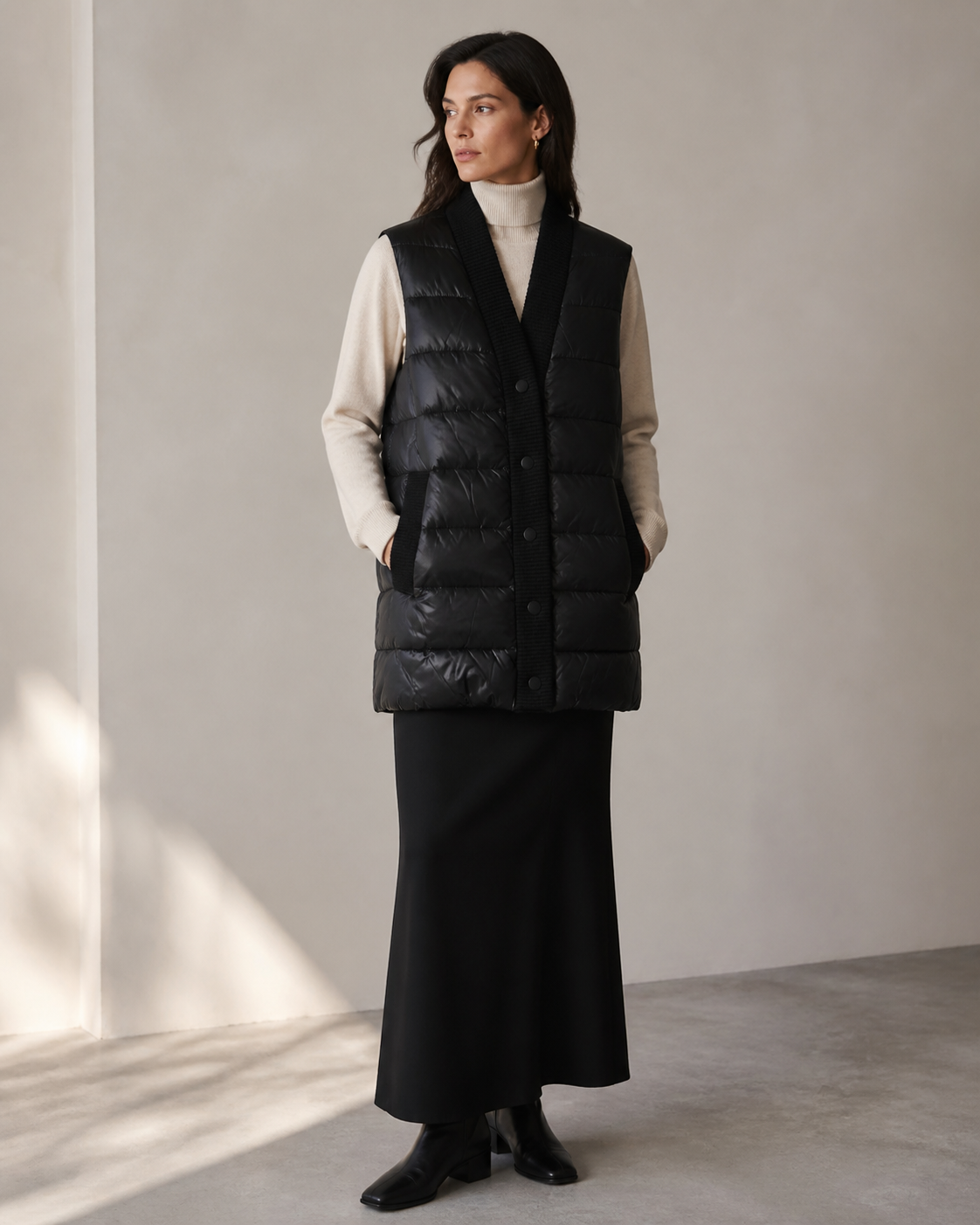 Varley Colwyn Combo Quilted Vest