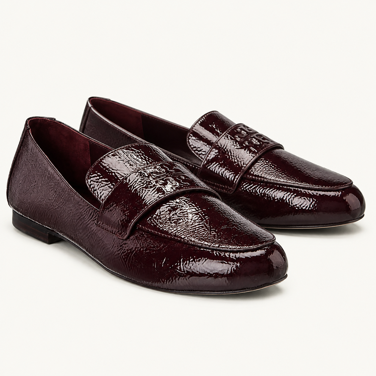 Mini Everly Patent Loafer - Burgundy