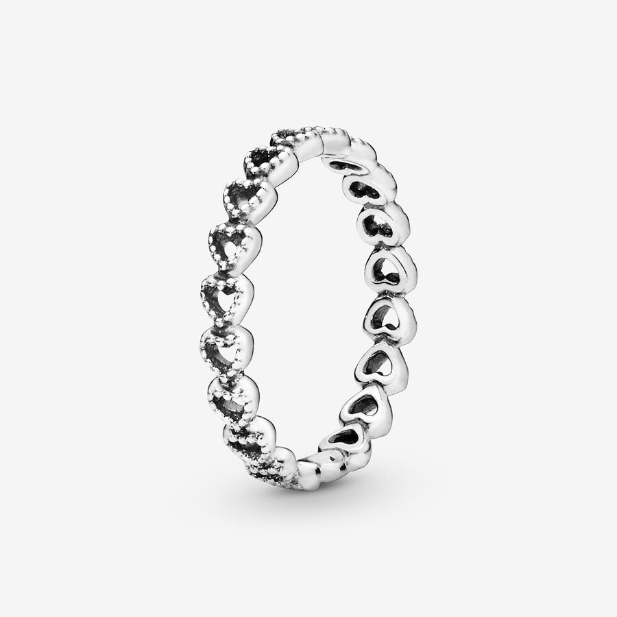 Linked Love Ring in Sterling Silver