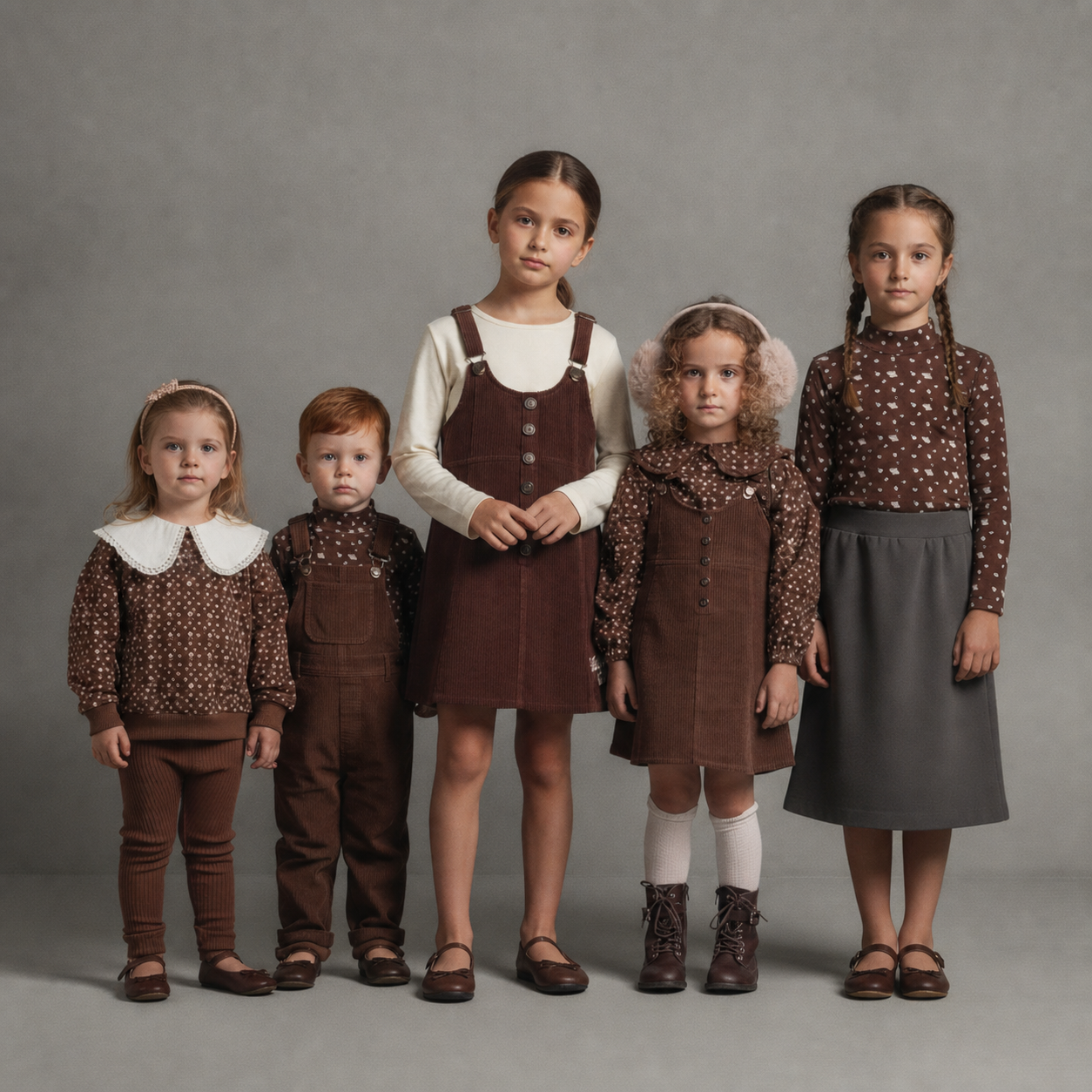 Limonana Heritage Brown Sibling Set