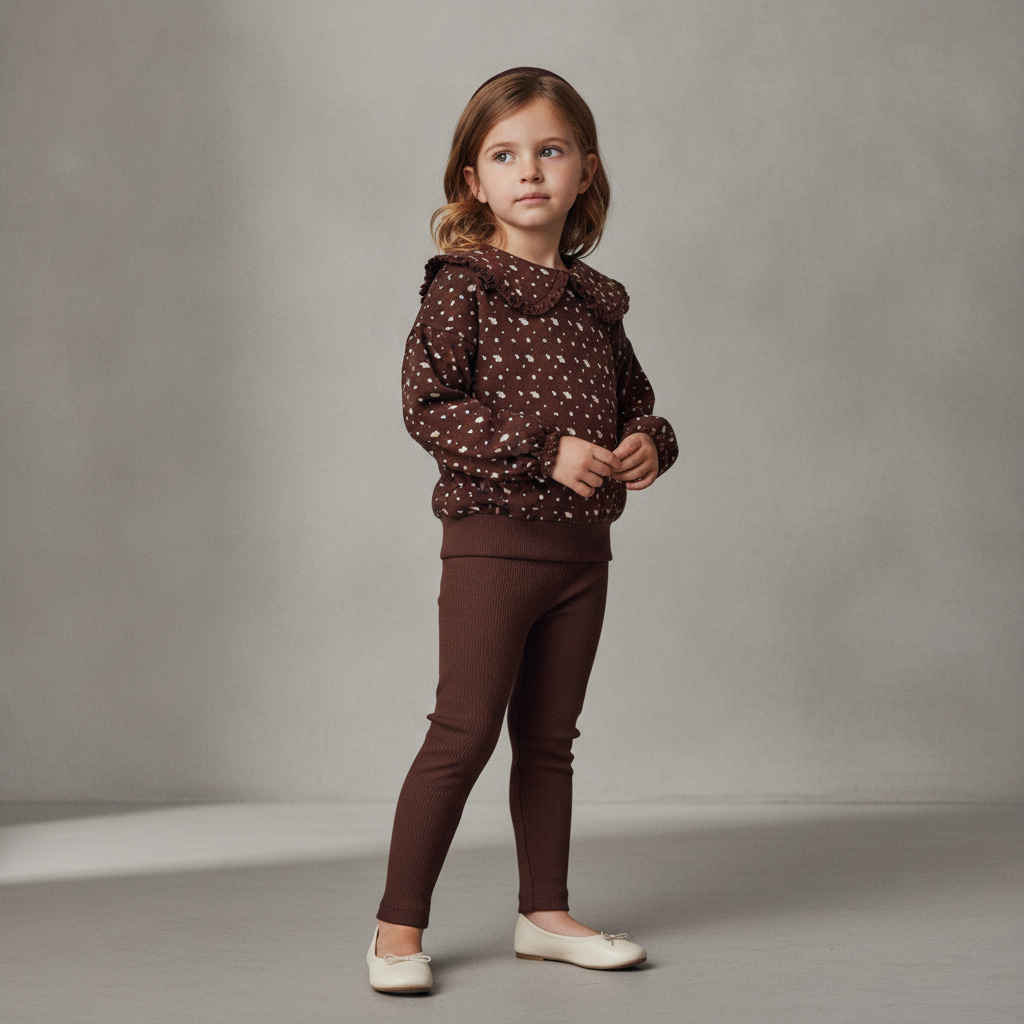 Heritage Brown Baby Girls Set