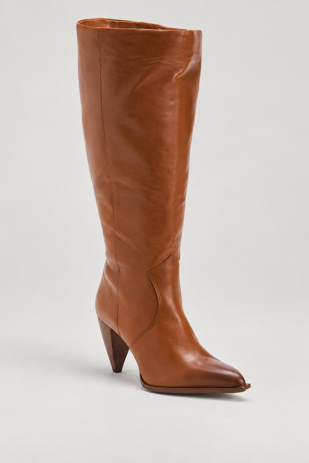 Vince Camuto Nally Golden Walnut Extra Wide Calf Leather Boots
