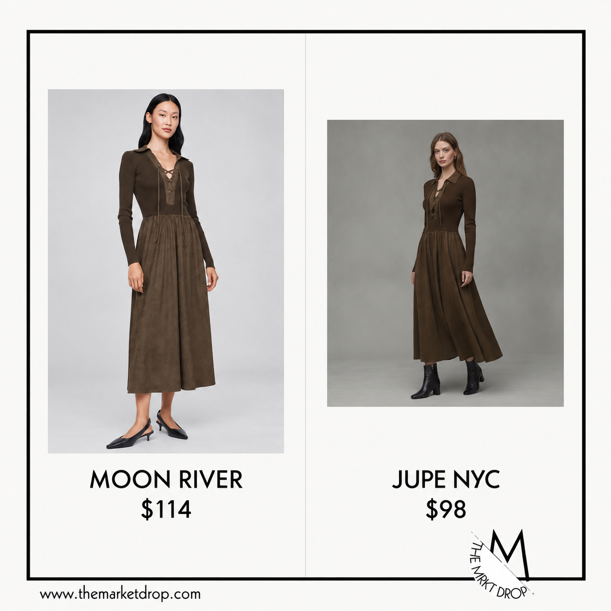 Brown Tie dress