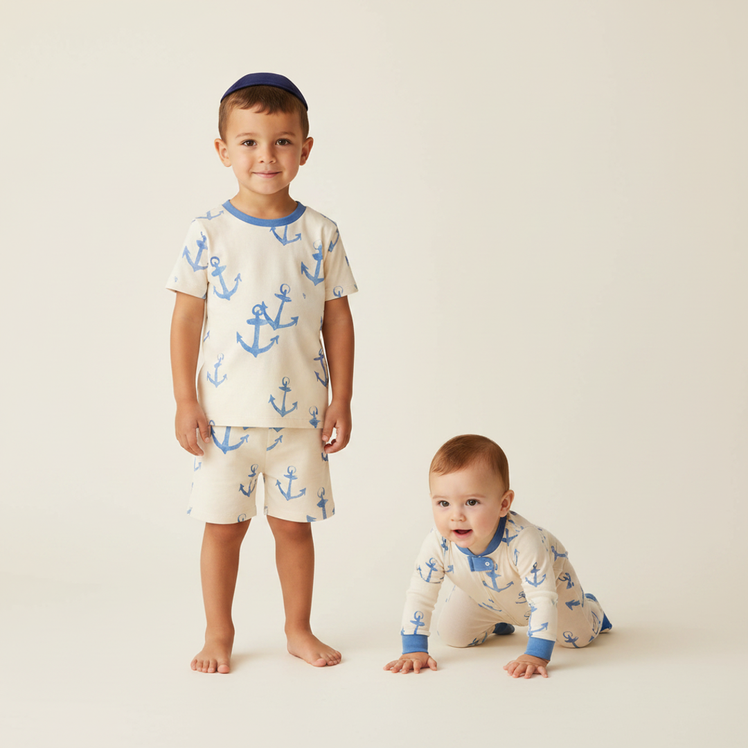Burts Bees Anchor Set PJs