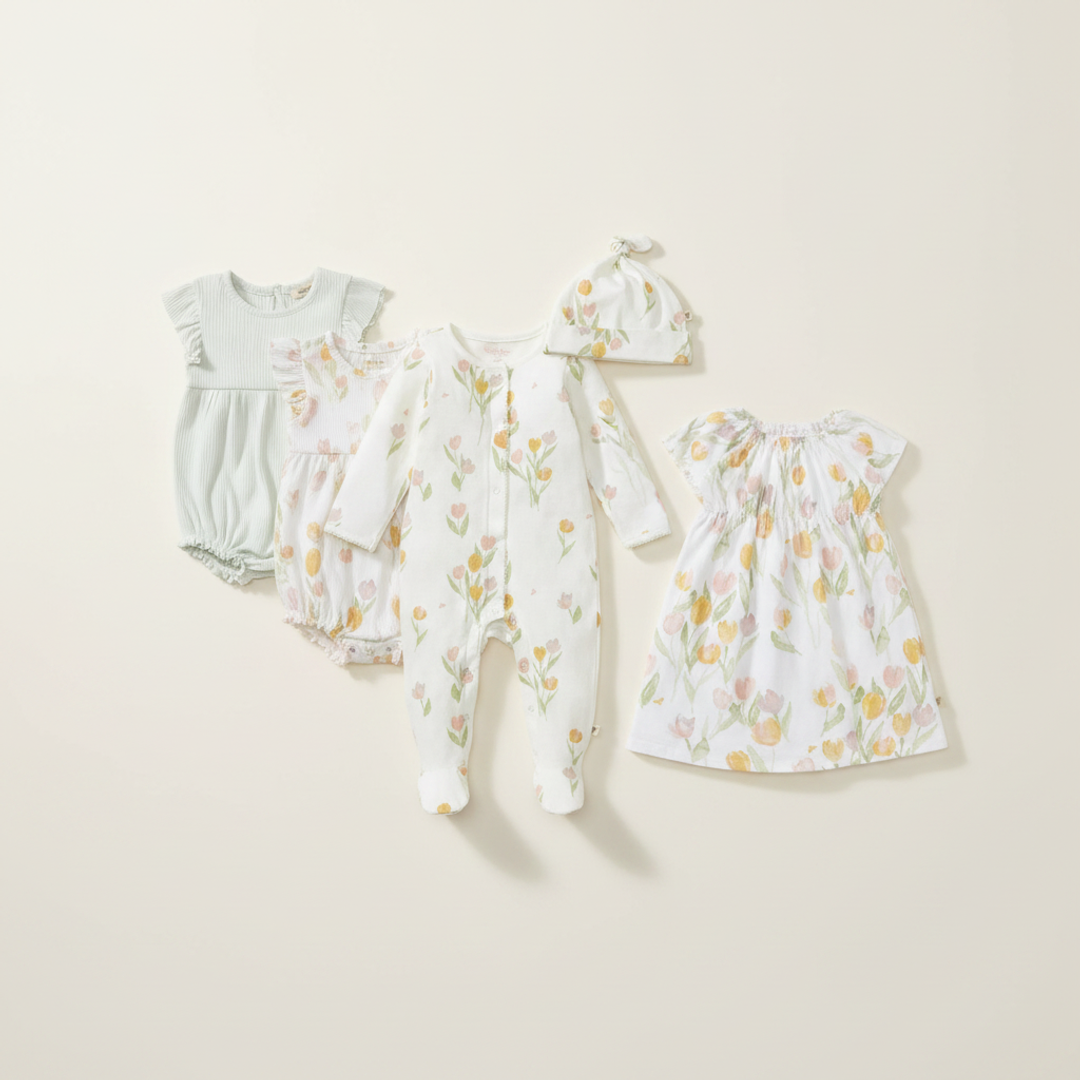 Watercolor Set Baby Romper Dress Family Matching
