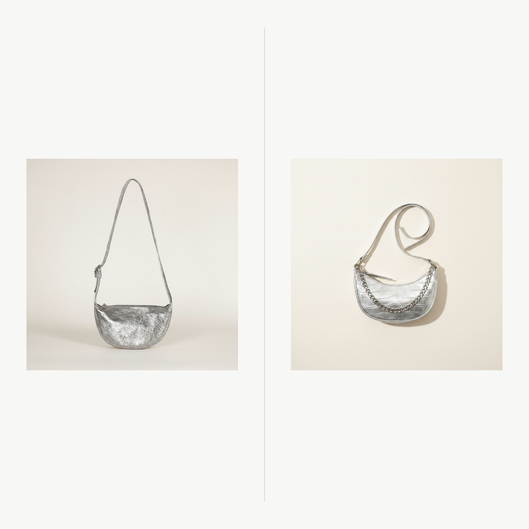 Silver Crossbody Bags