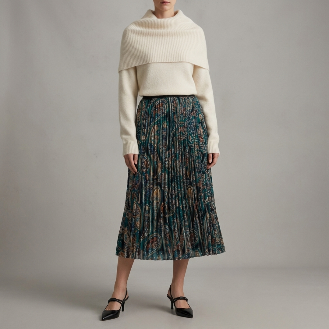 Topshop Knit Wool-Blend Deep-Fold + Vince Camuto Women's Long + Pointed Leather Slingback Kitten
