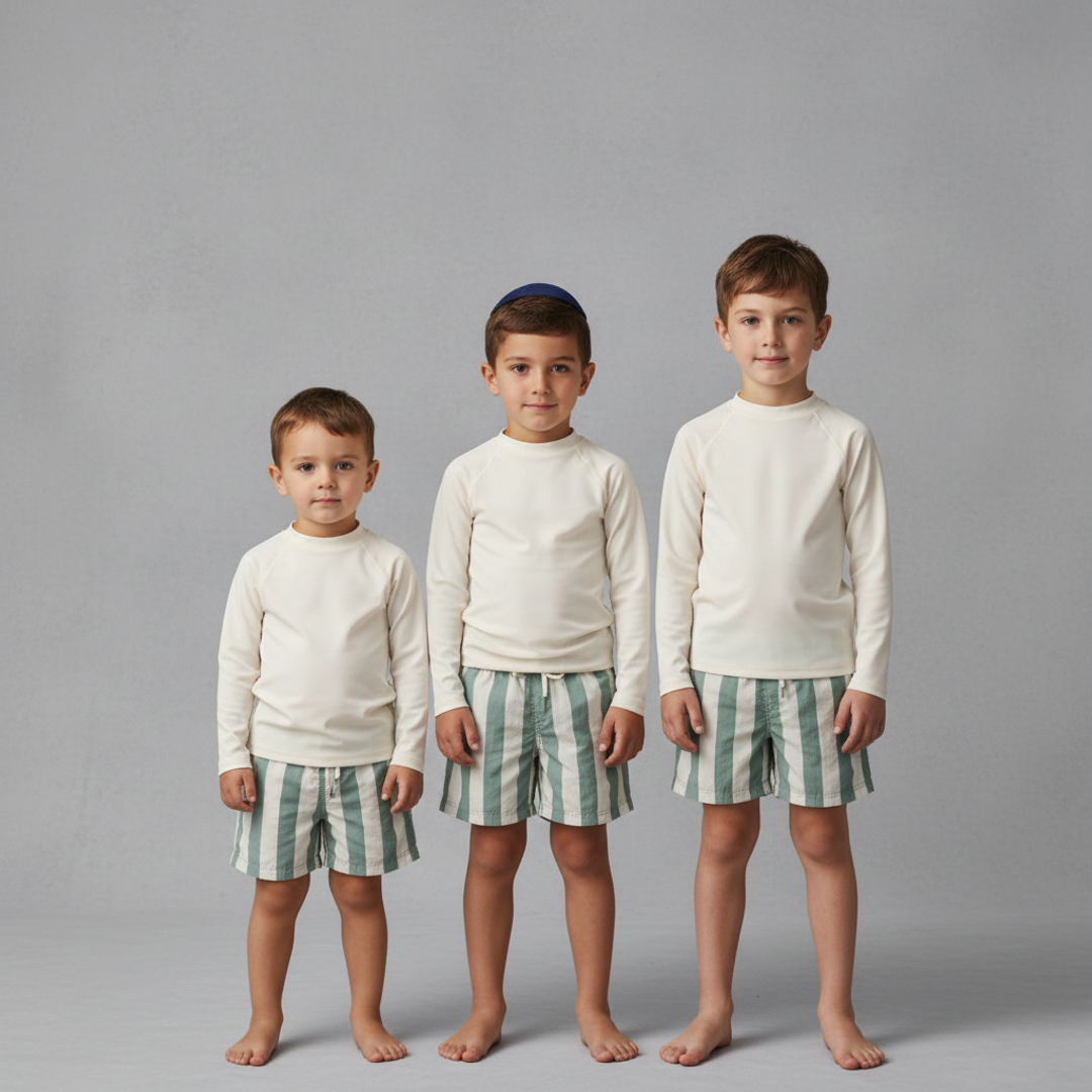 Striped Boys Swimwear