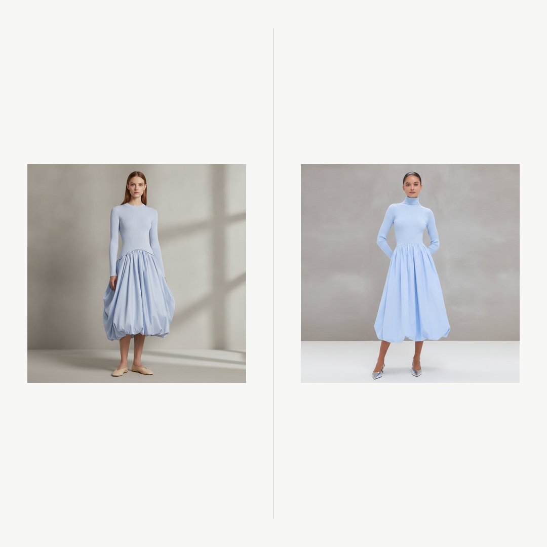 Bubble Simcha Dress Two Takes