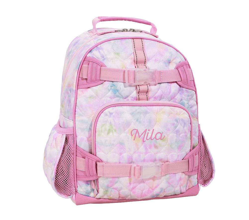 Heart Tie Dye Pink Mackenzie Backpack, Small