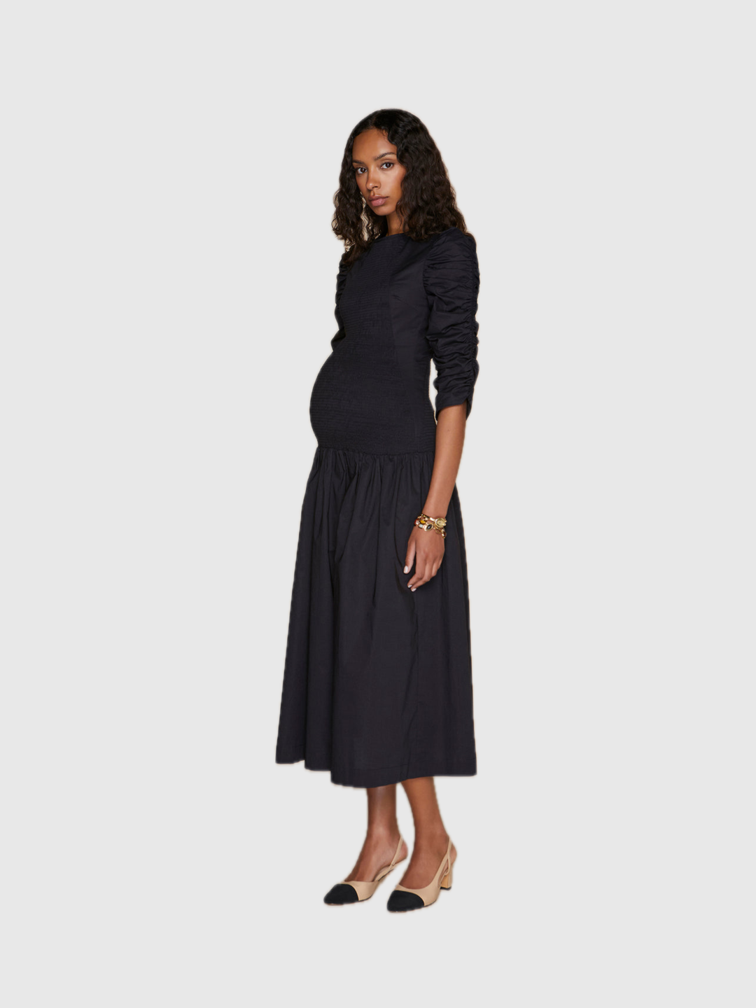 Tay Maternity Dress in Black