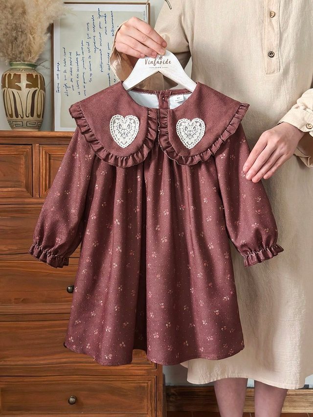 Vintage Floral Princess Dress