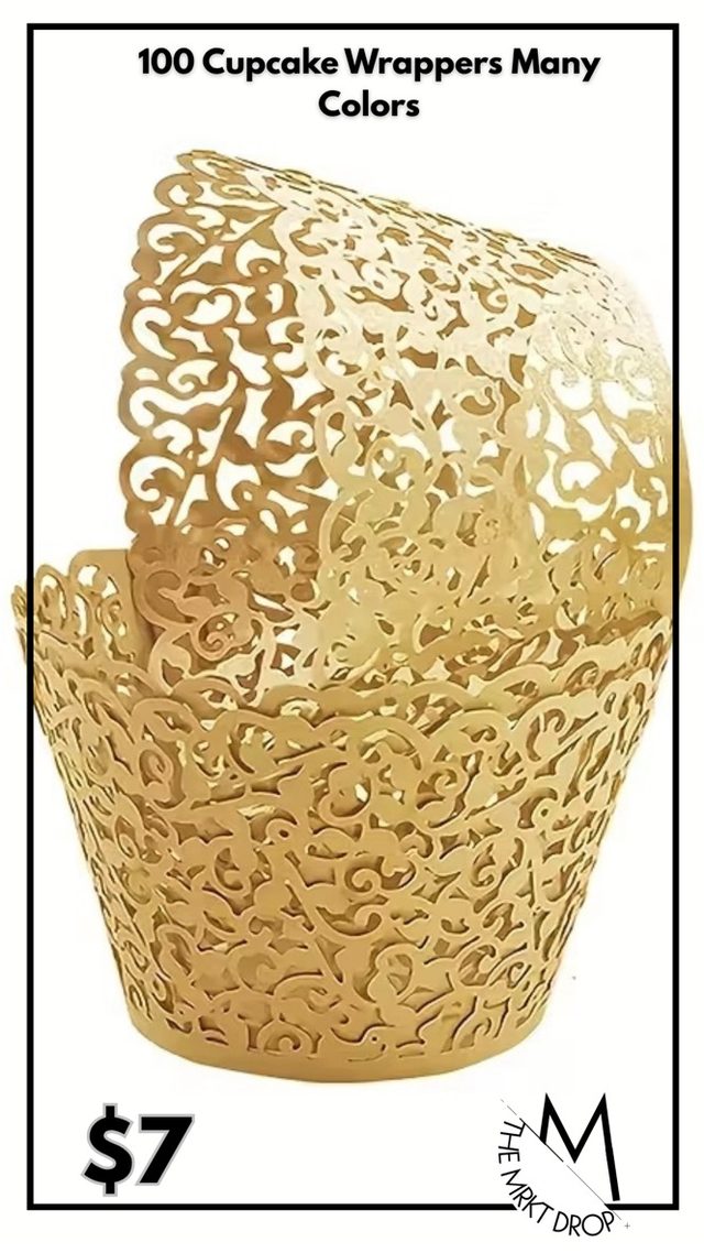 100 Cupcake Wrappers Many Colors
