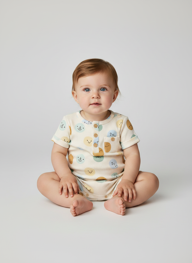 Henley Pocket Romper 